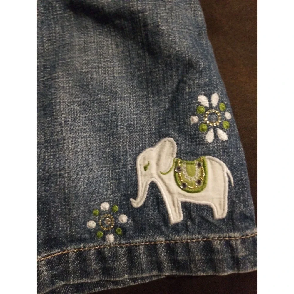 Gymboree batik summer Denim Skort‎ 4